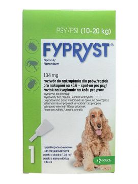 FYPRYST 1 PIPETA 134MG/1,3ML SPOT-ON PSY 10-20KG 