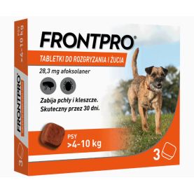 FRONTPRO-DOG-M-4-10KG-28,3MG-3-TABL