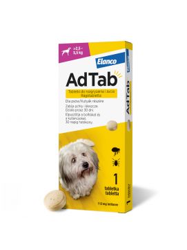 ADTAB DOG 112.5MG X 1 TABL (2,5-5,5KG)