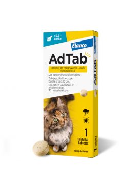 ADTAB CAT 48MG X 1 TABL (2,0-8,0KG)