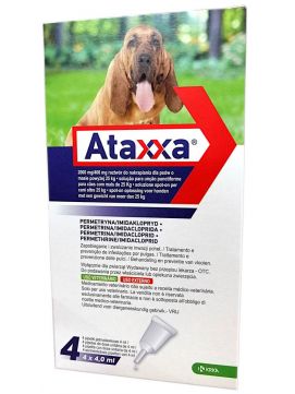 ATAXXA 4 PIP X 4ML 2000MG/400MG PSY 25-40KG