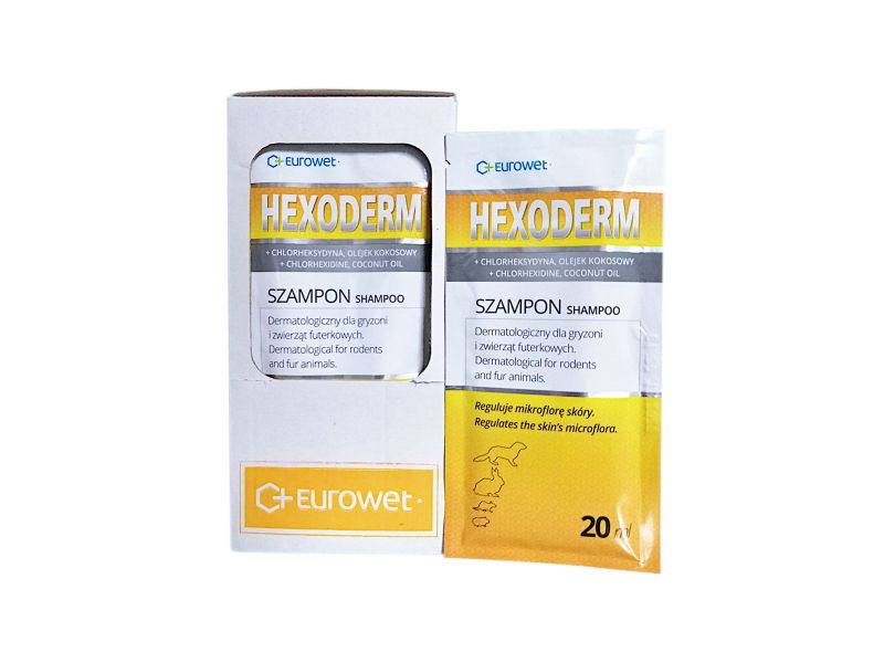 HEXODERM 20 X 20ML SASZETKI DLA GRYZONI