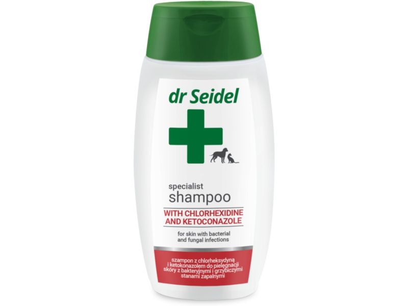SZAMPON DR SEIDLA Z CHLORHEKSYDYNĄ I KETOKONAZOLEM 220 ML  1247