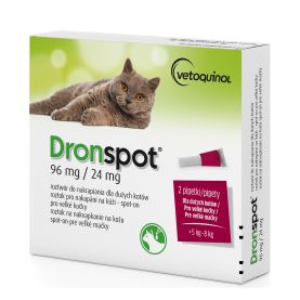 DRONSPOT-96-MG-24MG-2-PIP-5KG-8KG-DUŻY-KOT-1,12ML