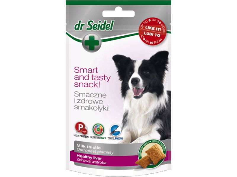 SMAKOŁYKI DR SEIDLA DLA PSÓW NA ZDROWĄ WĄTROBĘ 90 G