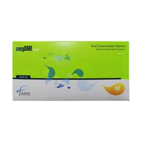 RĘKAWICE-EASYCARE-WINYLOWE,BEZPUDROWE-M-,100SZT