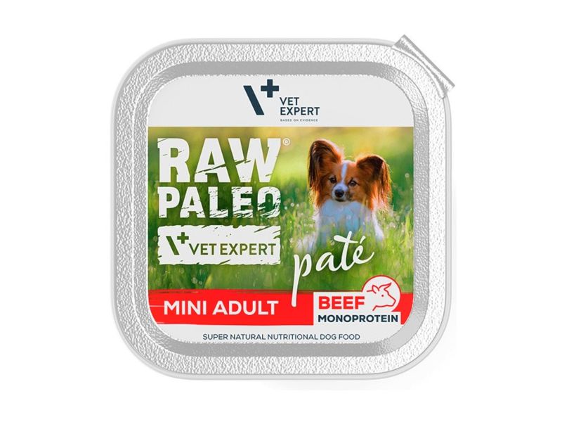RAW PALEO BEEF PATE MINI ADULT ALU TRAY 150G